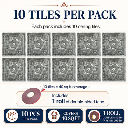 PAINTSDECOR PL17 Antique tin PVC ceiling tile product detail