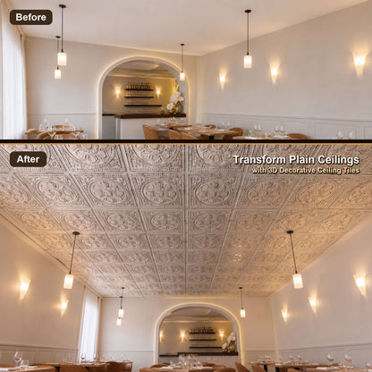 PAINTSDECOR PL17 Distress crack white black PVC ceiling tile product detail