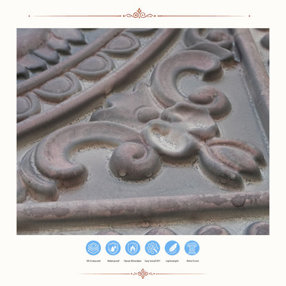 PAINTSDECOR PL17 Driftwood PVC ceiling tile product detail
