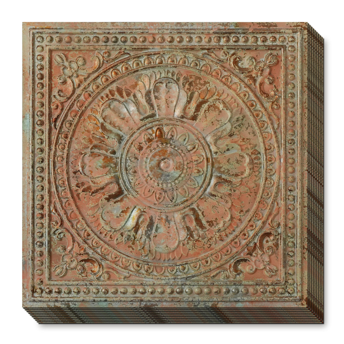 PAINTSDECOR PL17 Palazzo Clay PVC ceiling tile product detail