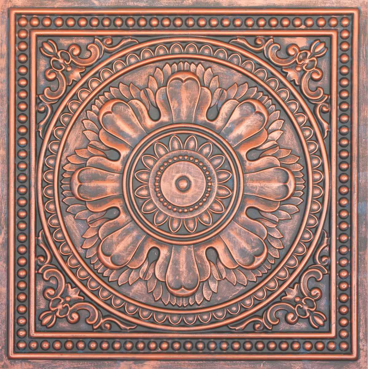 PAINTSDECOR PL17 Rustic copper PVC ceiling tile product detail