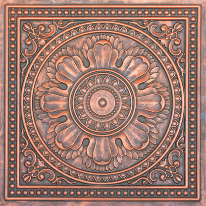PAINTSDECOR PL17 Rustic copper PVC ceiling tile product detail