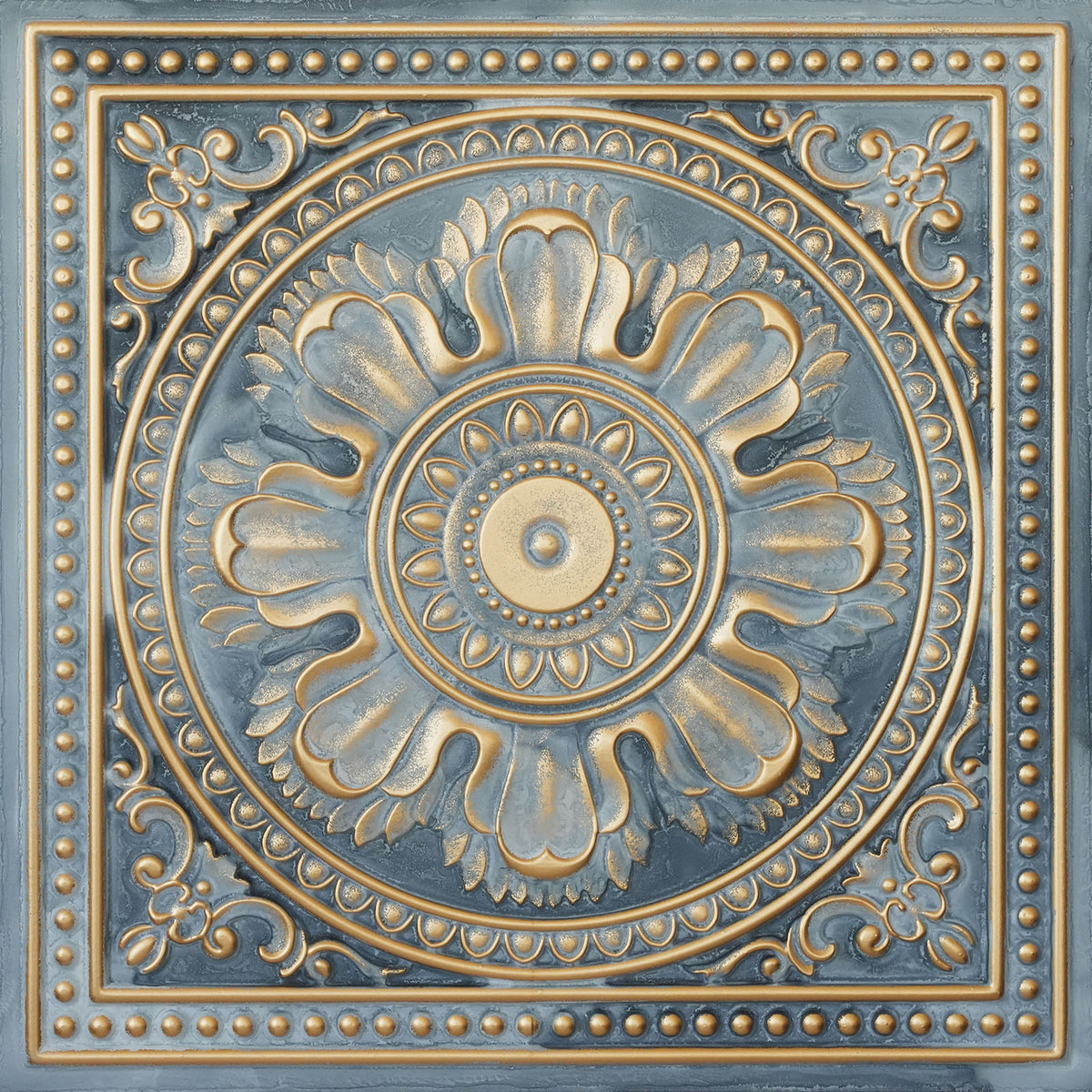 PAINTSDECOR PL17 Smoked gold PVC ceiling tile product detail