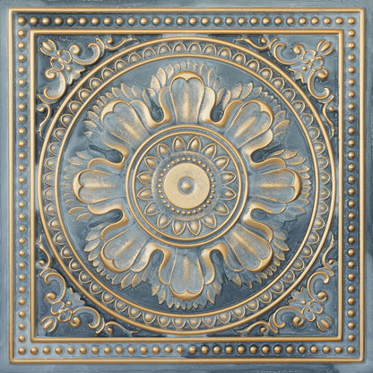 PAINTSDECOR PL17 Smoked gold PVC ceiling tile product detail