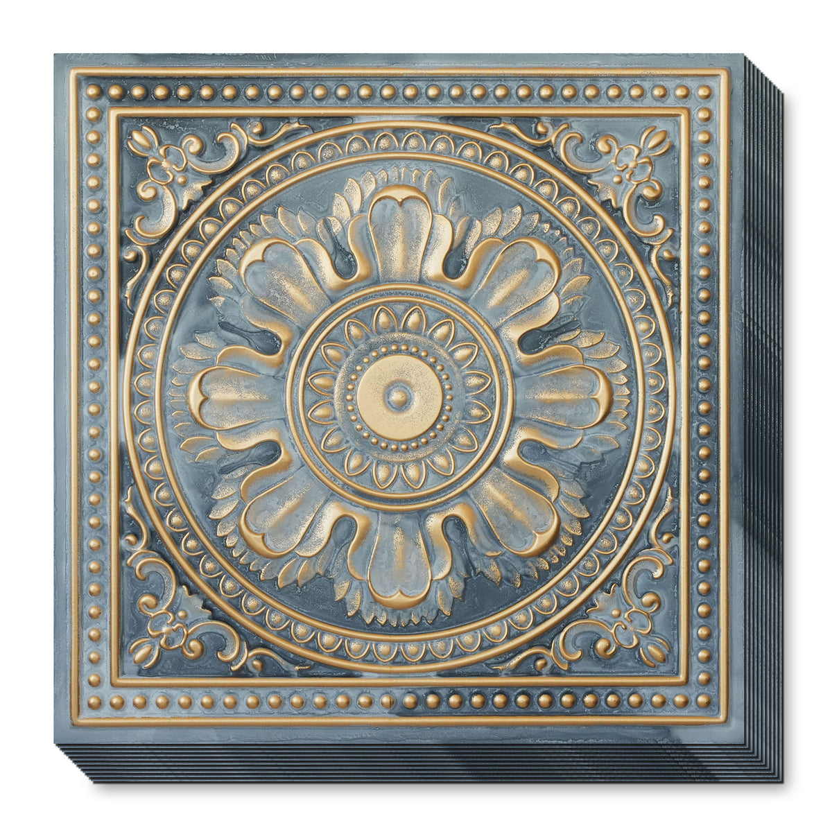 PAINTSDECOR PL17 Smoked gold PVC ceiling tile product detail