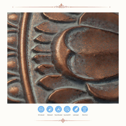 PAINTSDECOR PL17 Weathered copper PVC ceiling tile product detail