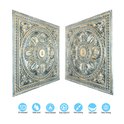 10tiles/lot Drop-In Ceiling Tiles for Office Buildings, Meeting Rooms and Commercial Halls PL17