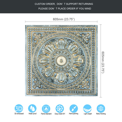 10tiles/lot Drop-In Ceiling Tiles for Office Buildings, Meeting Rooms and Commercial Halls PL17