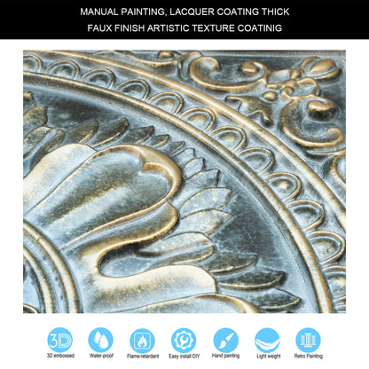 10tiles/lot Drop-In Ceiling Tiles for Office Buildings, Meeting Rooms and Commercial Halls PL17