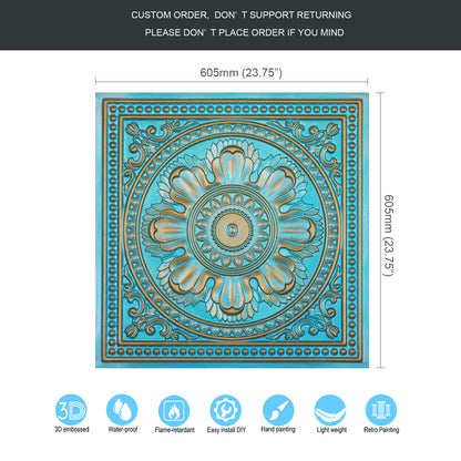 10tiles/lot Drop-In Ceiling Tiles for Office Buildings, Meeting Rooms and Commercial Halls PL17