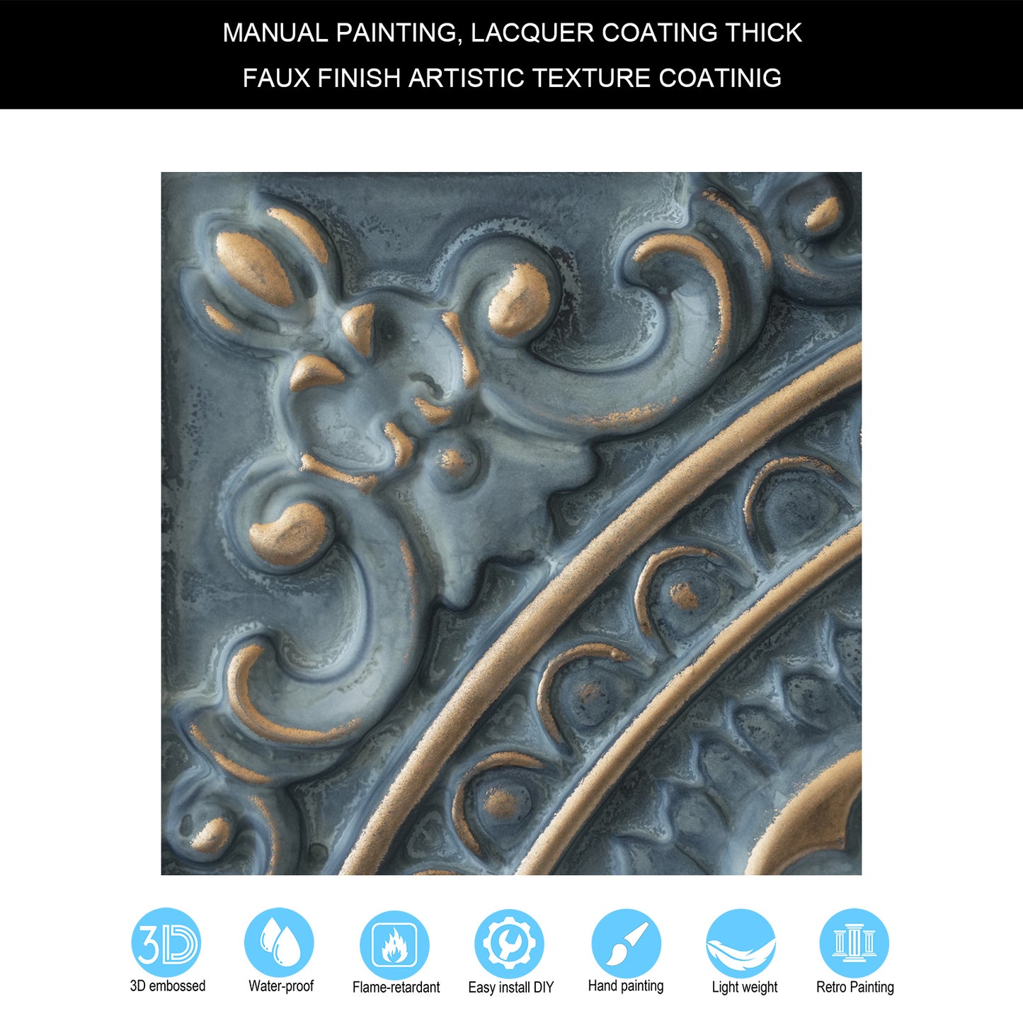 10tiles/lot Drop-In Ceiling Tiles for Office Buildings, Meeting Rooms and Commercial Halls PL17