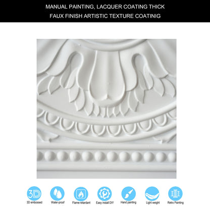 10tiles/lot Decorative Ceiling Tiles for Luxury Hotels, Villas, Salons and High-End Interiors PL17
