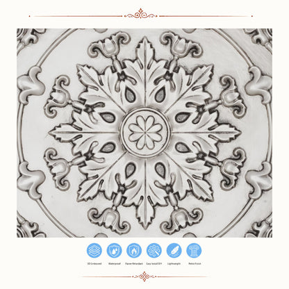 PAINTSDECOR PL18 Aged white PVC ceiling tile product detail