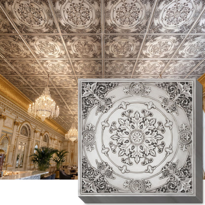 PAINTSDECOR PL18 Aged white PVC ceiling tile product detail