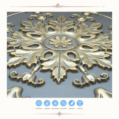 PAINTSDECOR PL18 Ancient gold PVC ceiling tile product detail