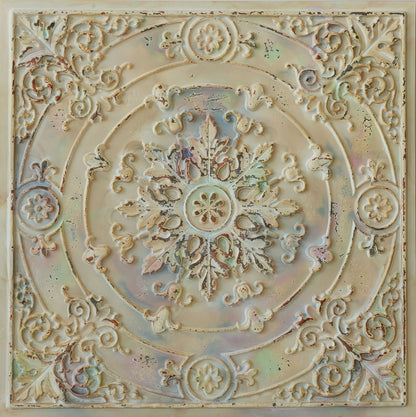 PAINTSDECOR PL18 Distress crack multicolor white PVC ceiling tile product detail