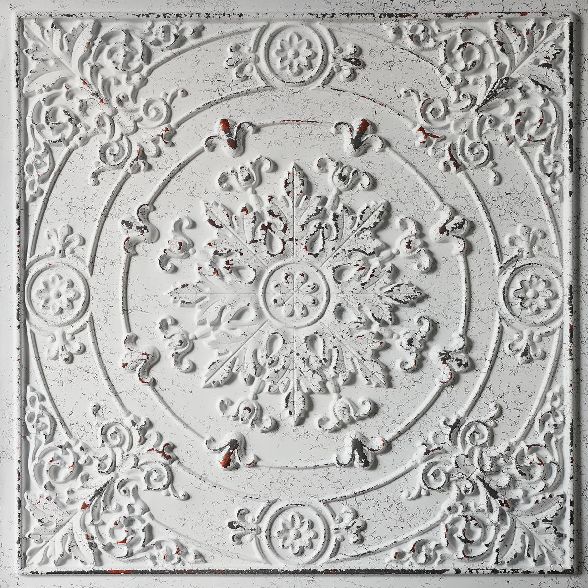 PAINTSDECOR PL18 Distress crack white black PVC ceiling tile product detail