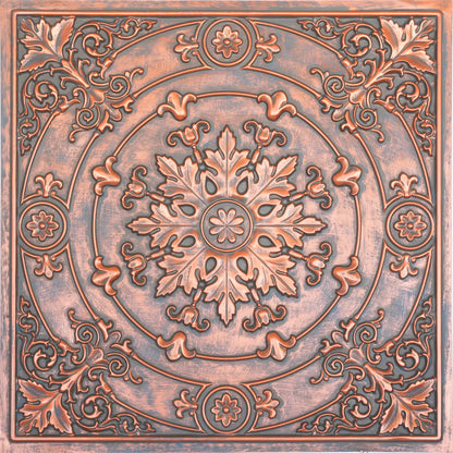 PAINTSDECOR PL18 Rustic copper PVC ceiling tile product detail