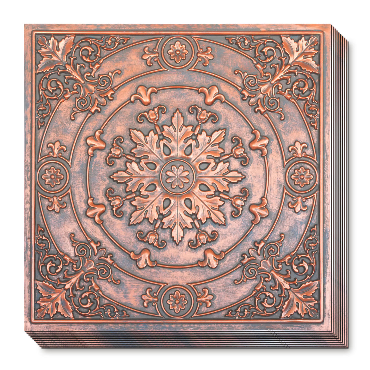 PAINTSDECOR PL18 Rustic copper PVC ceiling tile product detail