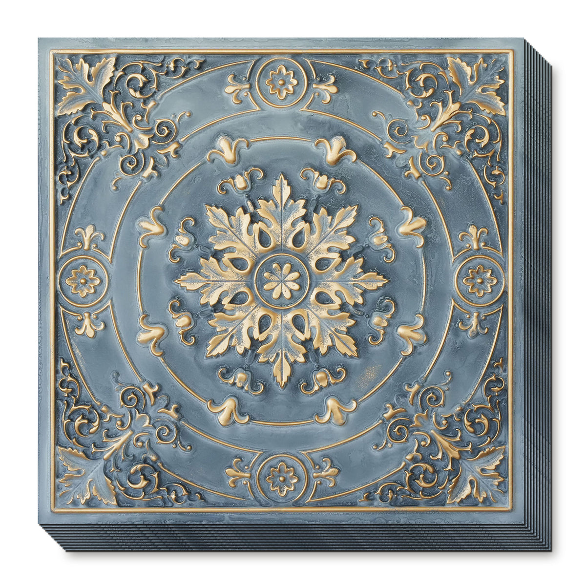 PAINTSDECOR PL18 Smoked gold PVC ceiling tile product detail
