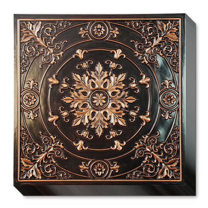 PAINTSDECOR PL18 Traditional copper PVC ceiling tile product detail