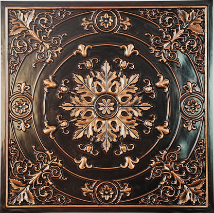 PAINTSDECOR PL18 Traditional copper PVC ceiling tile product detail