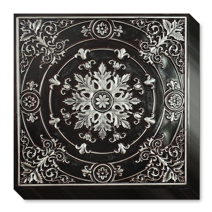 PAINTSDECOR PL18 Traditional silver PVC ceiling tile product detail