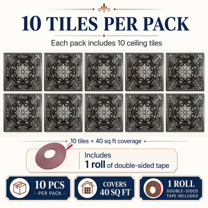 PAINTSDECOR PL18 Traditional silver PVC ceiling tile product detail