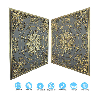 10tiles/lot Village-Style Ceiling Tiles for Country Restaurants, Coffee Shops and Charming Inns PL18