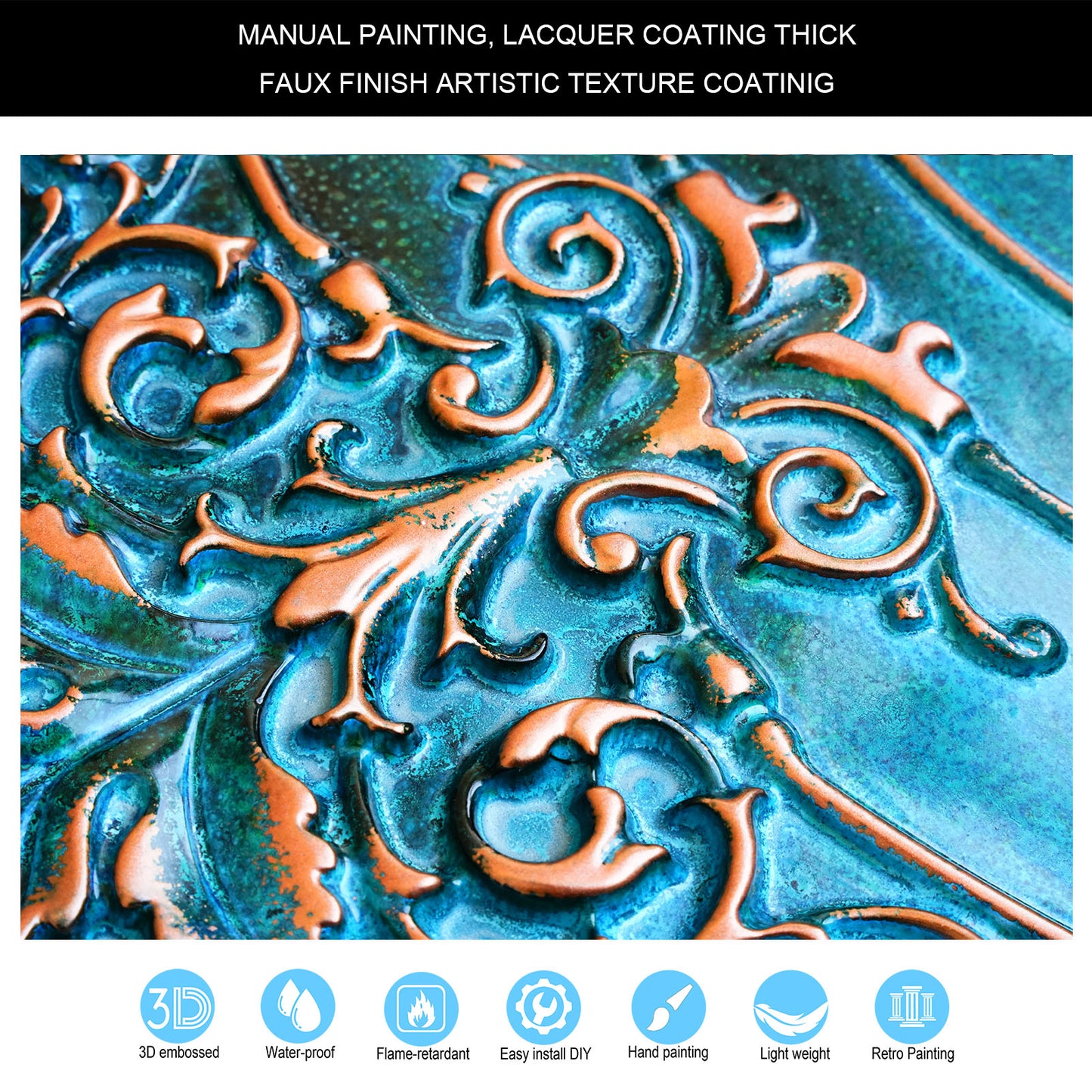 10tiles/lot Village-Style Ceiling Tiles for Country Restaurants, Coffee Shops and Charming Inns PL18