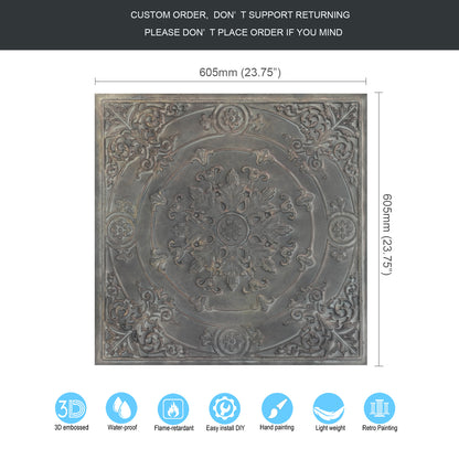 10tiles/lot 3D Decorative Ceiling Tiles for Trendy Restaurants, Bars and Creative Cafés PL18