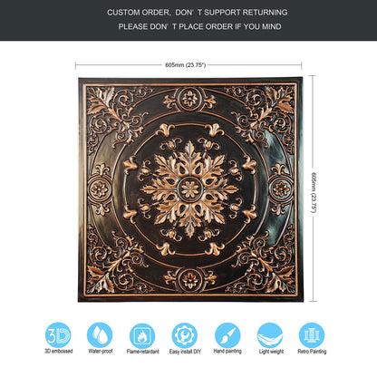 10tiles/lot 3D Decorative Ceiling Tiles for Trendy Restaurants, Bars and Creative Cafés PL18