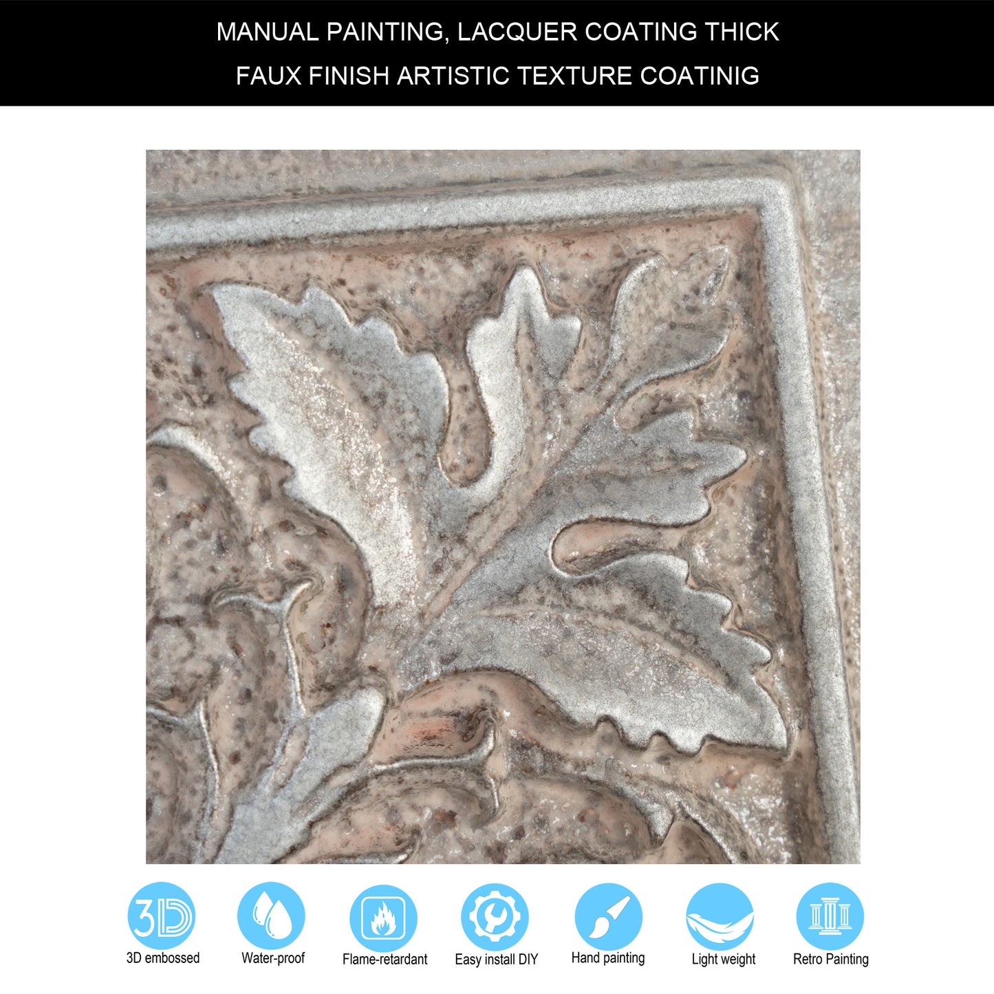 10tiles/lot Pressed Faux Tin Ceiling Tiles for Heritage Bars, Vintage Restaurants and Boutique Hotels PL18