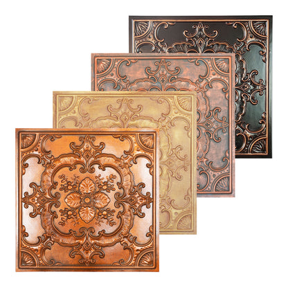 10tiles/lot Tin Ceiling Tiles for Book Cafés, Literary Stores and Creative Cultural Spaces PL19