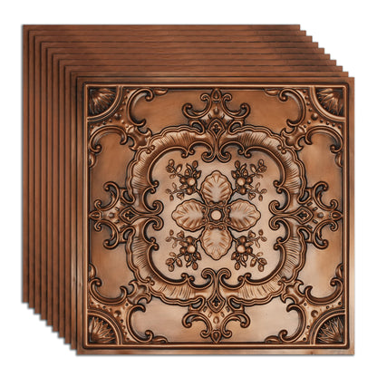 PAINTSDECOR PL19 Aged copper PVC ceiling tile product detail