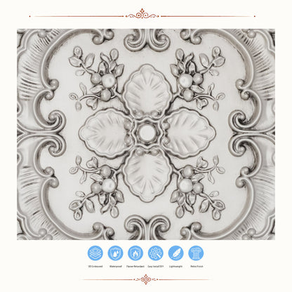 PAINTSDECOR PL19 Aged white PVC ceiling tile product detail