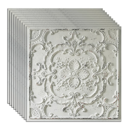 PAINTSDECOR PL19 Distress crack white black PVC ceiling tile product detail