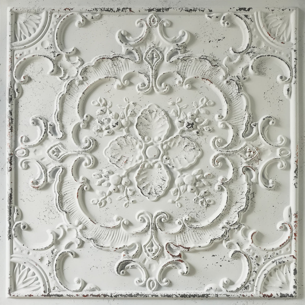 PAINTSDECOR PL19 Distress crack white black PVC ceiling tile product detail