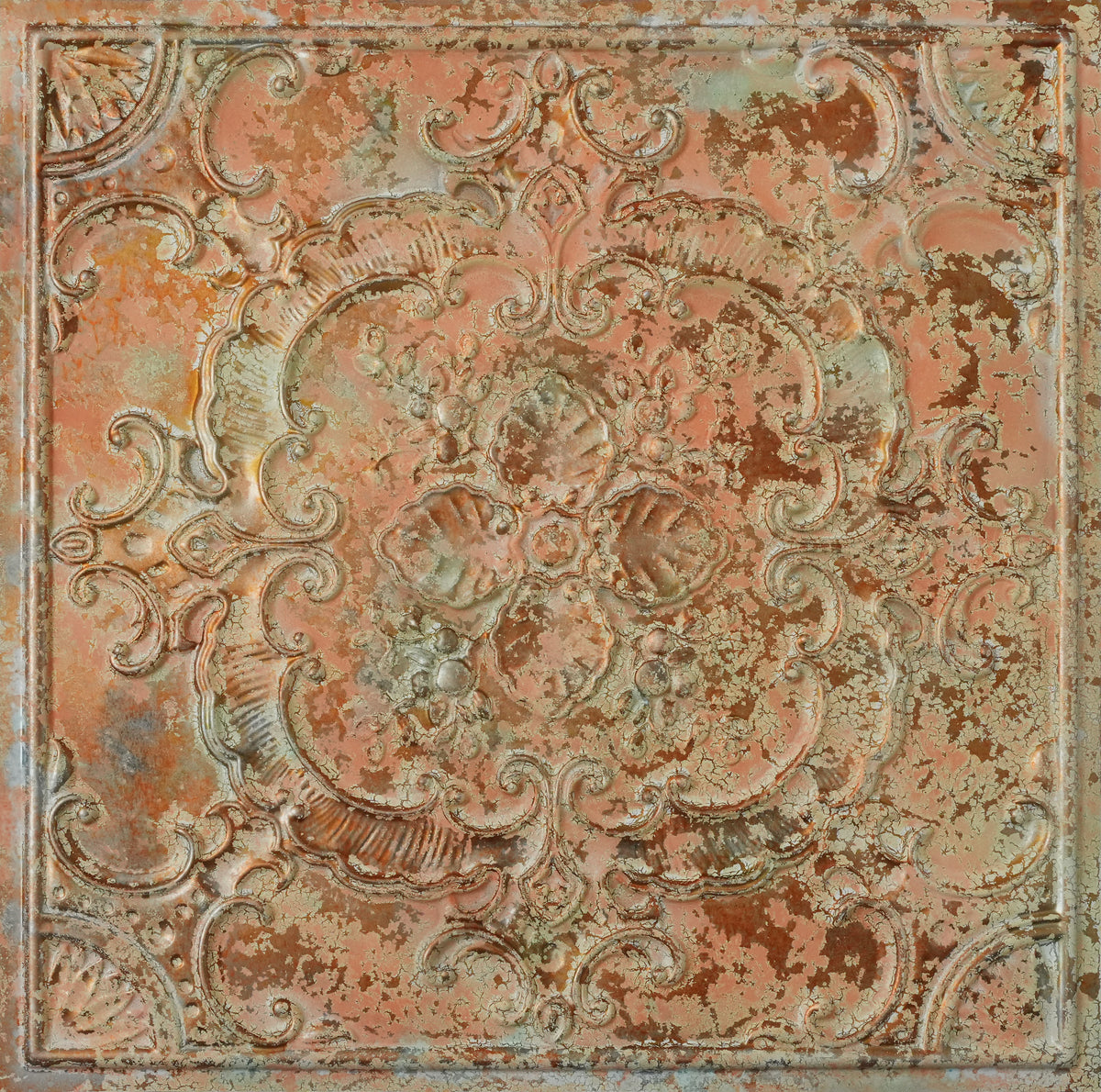 PAINTSDECOR PL19 Palazzo Clay PVC ceiling tile product detail