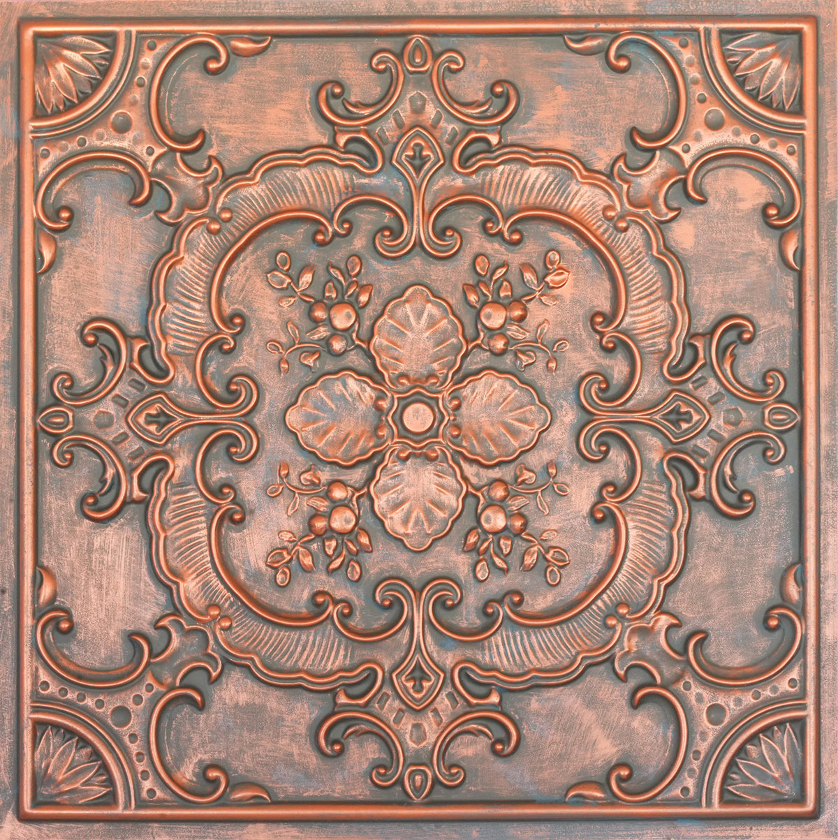 PAINTSDECOR PL19 Rustic copper PVC ceiling tile product detail