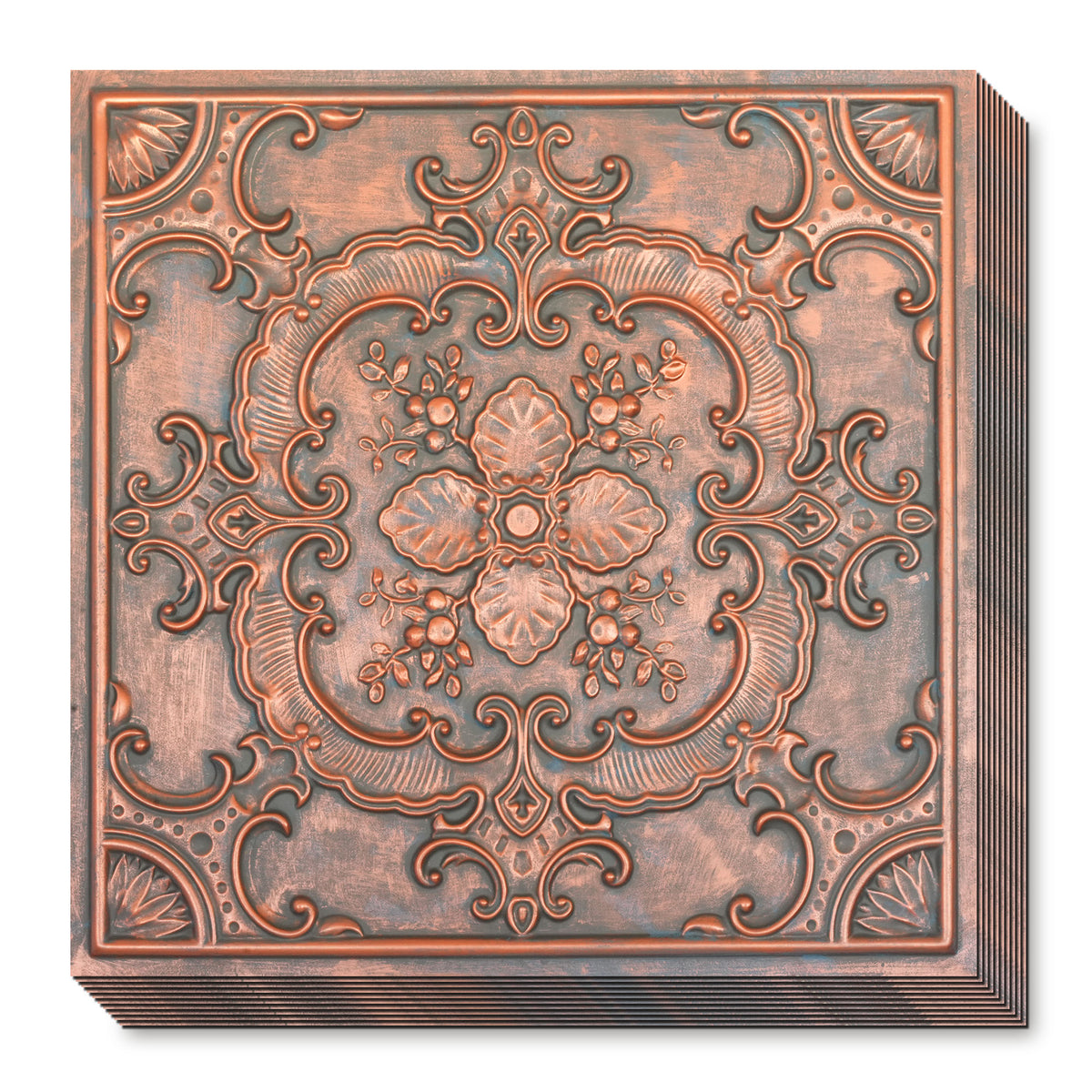 PAINTSDECOR PL19 Rustic copper PVC ceiling tile product detail