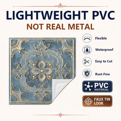 PAINTSDECOR PL19 Smoked gold PVC ceiling tile product detail