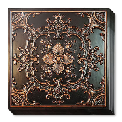 PAINTSDECOR PL19 Traditional copper PVC ceiling tile product detail