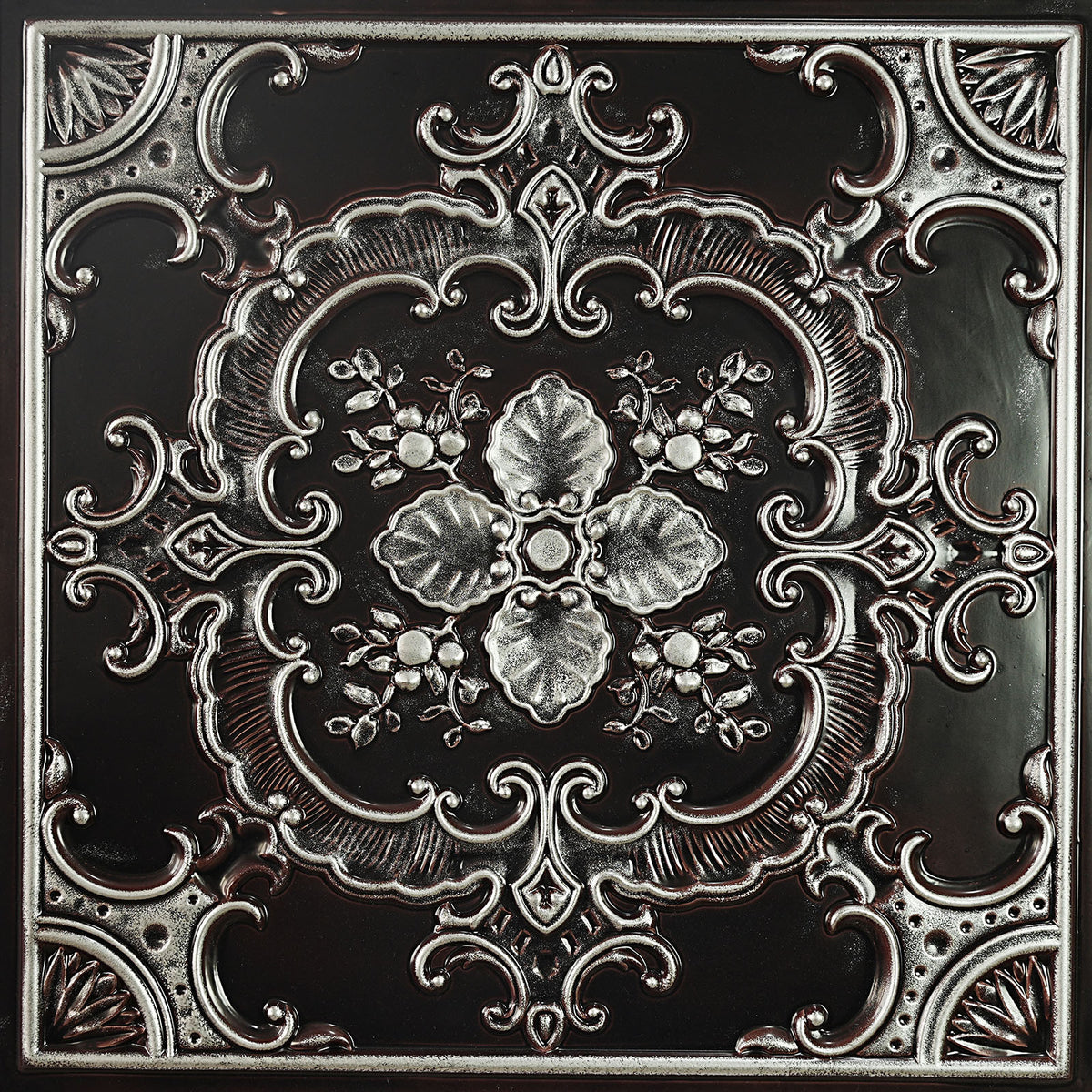 PAINTSDECOR PL19 Traditional silver PVC ceiling tile product detail
