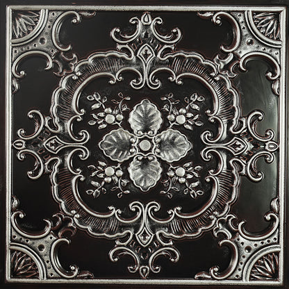 PAINTSDECOR PL19 Traditional silver PVC ceiling tile product detail