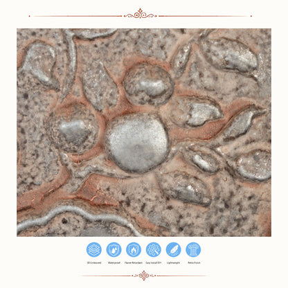 PAINTSDECOR PL19 Weathered Iron PVC ceiling tile product detail