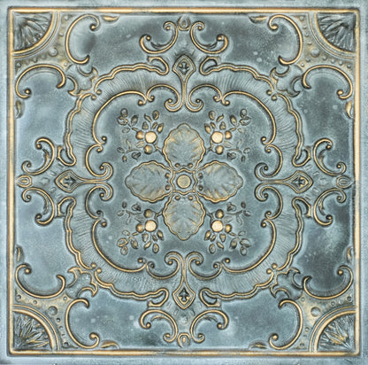 10tiles/lot Textured PVC Ceiling Tiles for Light-Luxury Restaurants, Salons and Beauty Studios PL19