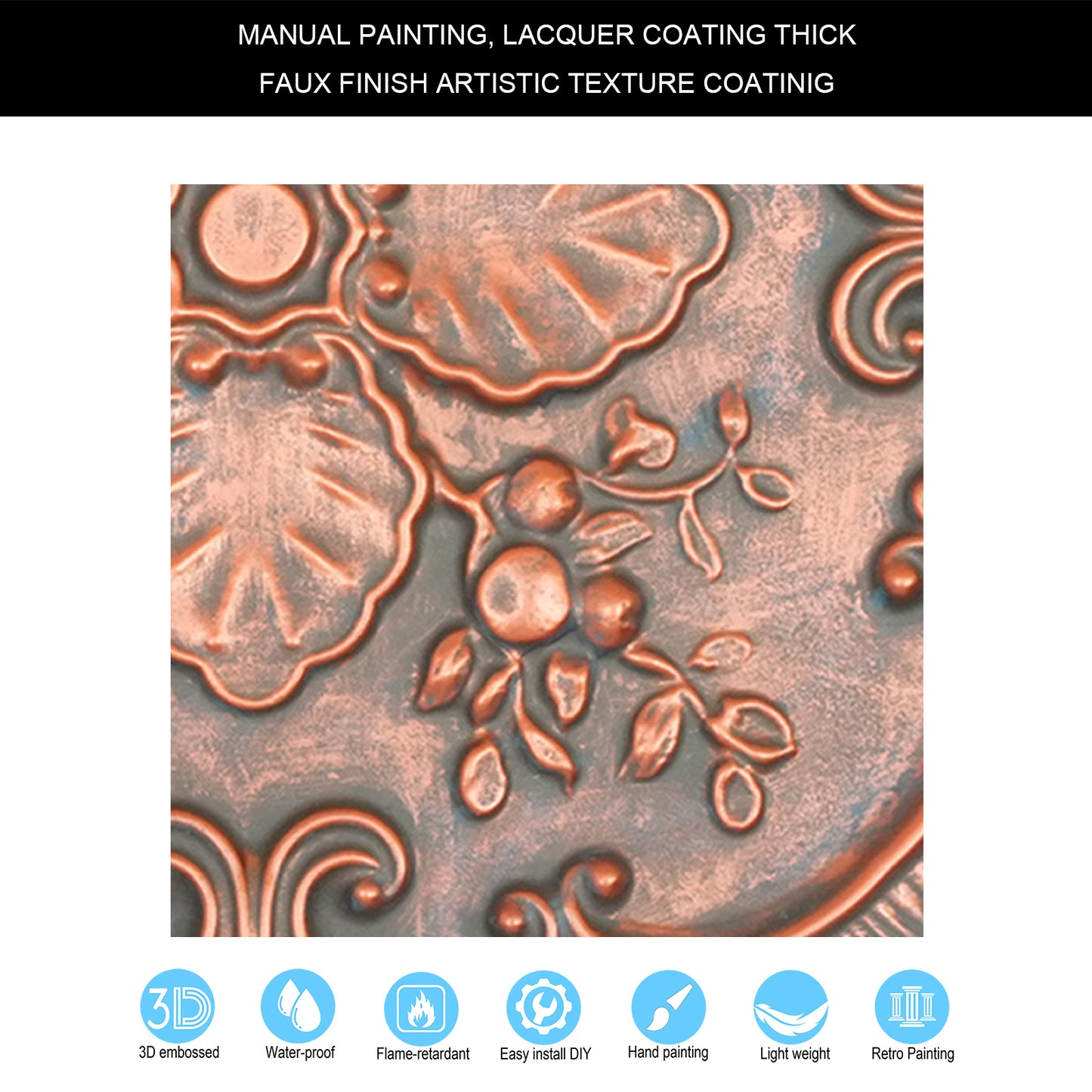 10tiles/lot Tin Ceiling Tiles for Book Cafés, Literary Stores and Creative Cultural Spaces PL19