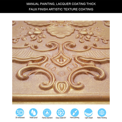 10tiles/lot Tin Ceiling Tiles for Book Cafés, Literary Stores and Creative Cultural Spaces PL19