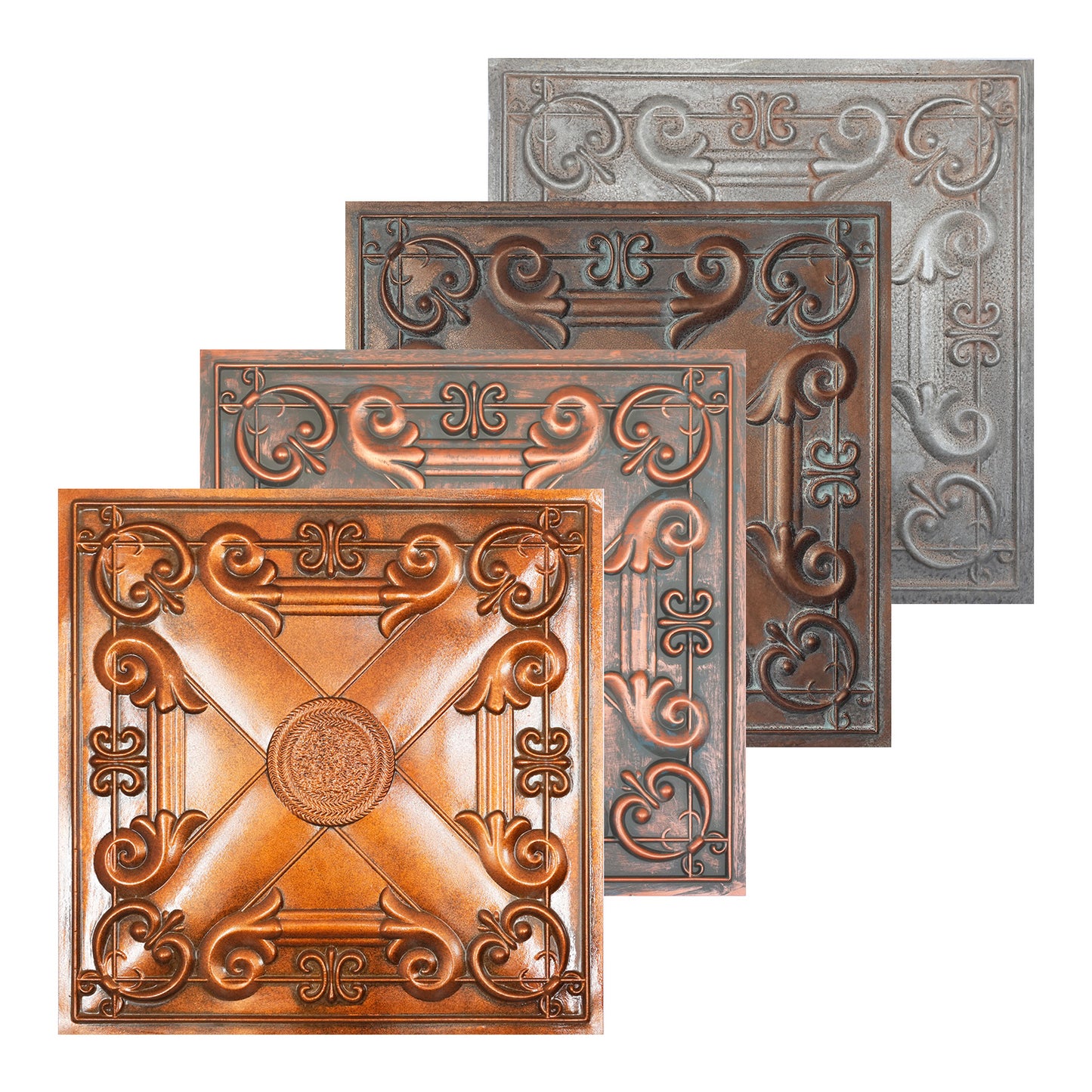 10tiles/lot Artistic Ceiling Tiles for Libraries, Museums, Craft Studios and Cultural Interiors PL22